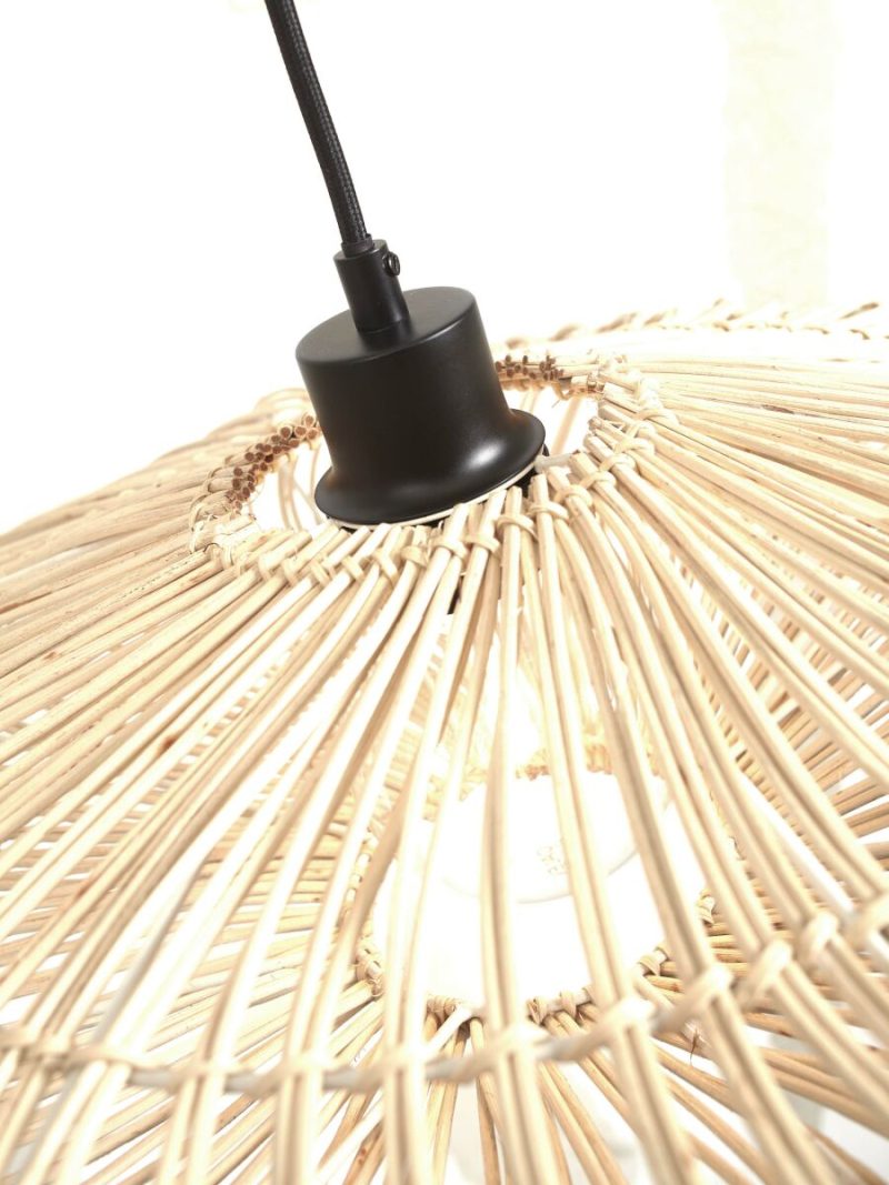 Rotan witte bohemian hanglamp GOOD&MOJO Zanzibar - Afbeelding 4