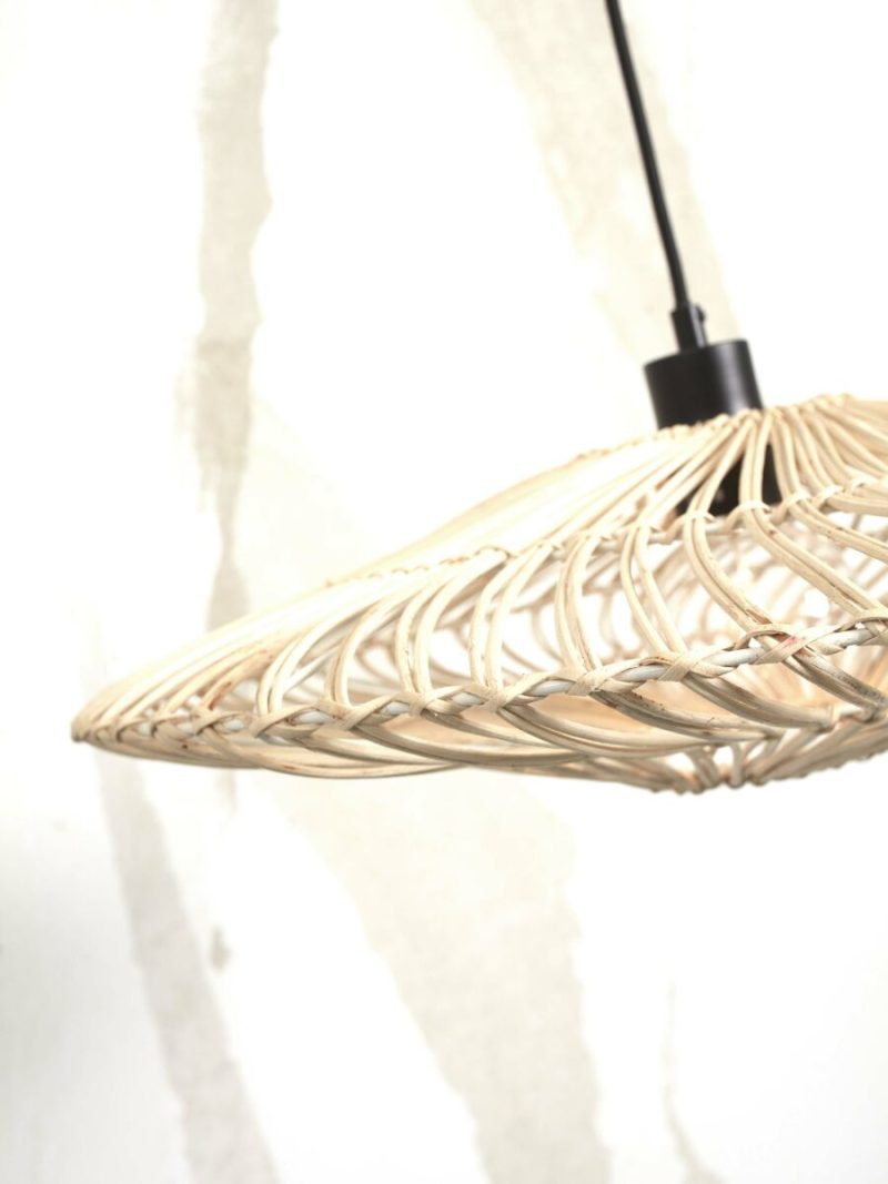 Rotan witte bohemian hanglamp GOOD&MOJO Zanzibar - Afbeelding 7