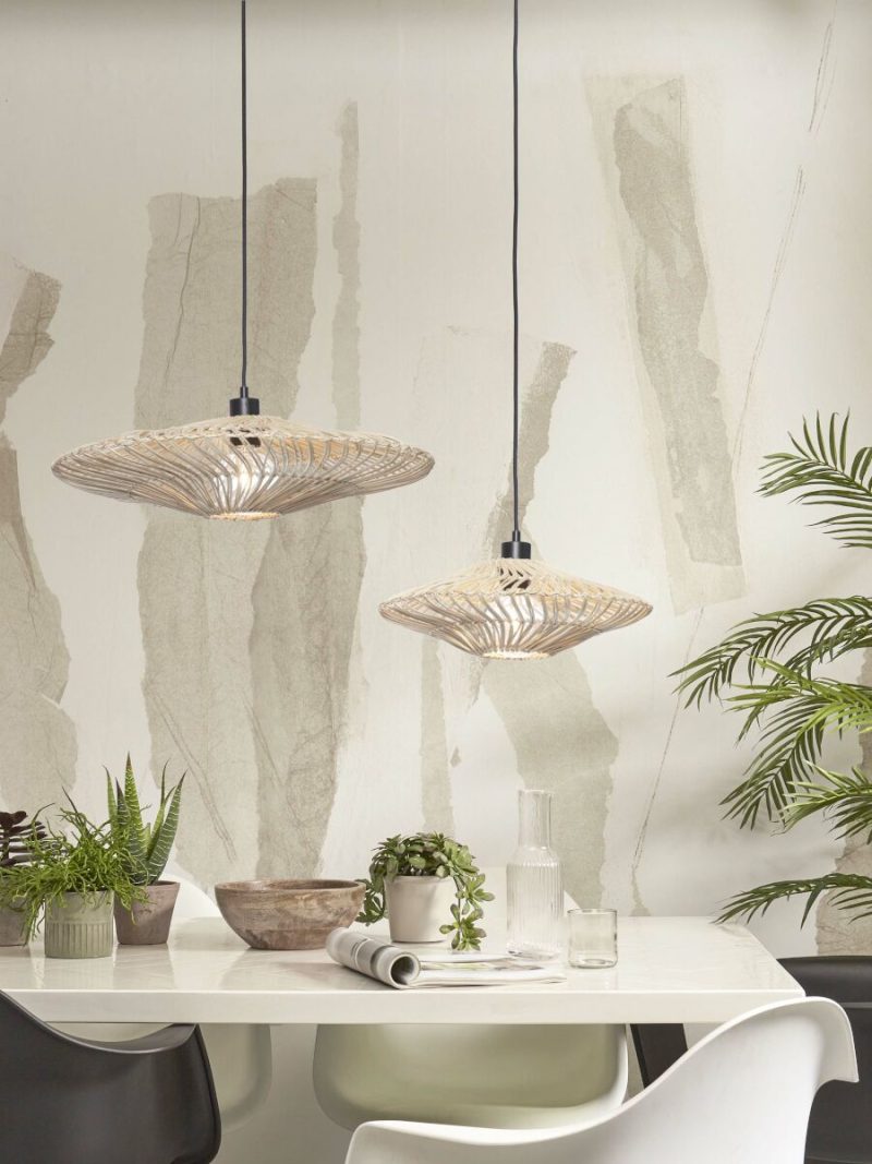 Rotan witte bohemian hanglamp GOOD&MOJO Zanzibar - Afbeelding 9