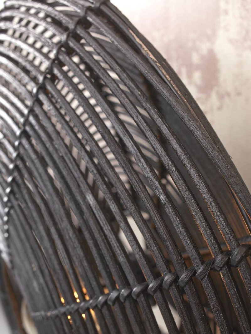 Rotan zwart boheemse wandlamp rond GOOD&MOJO Tanami - Afbeelding 3