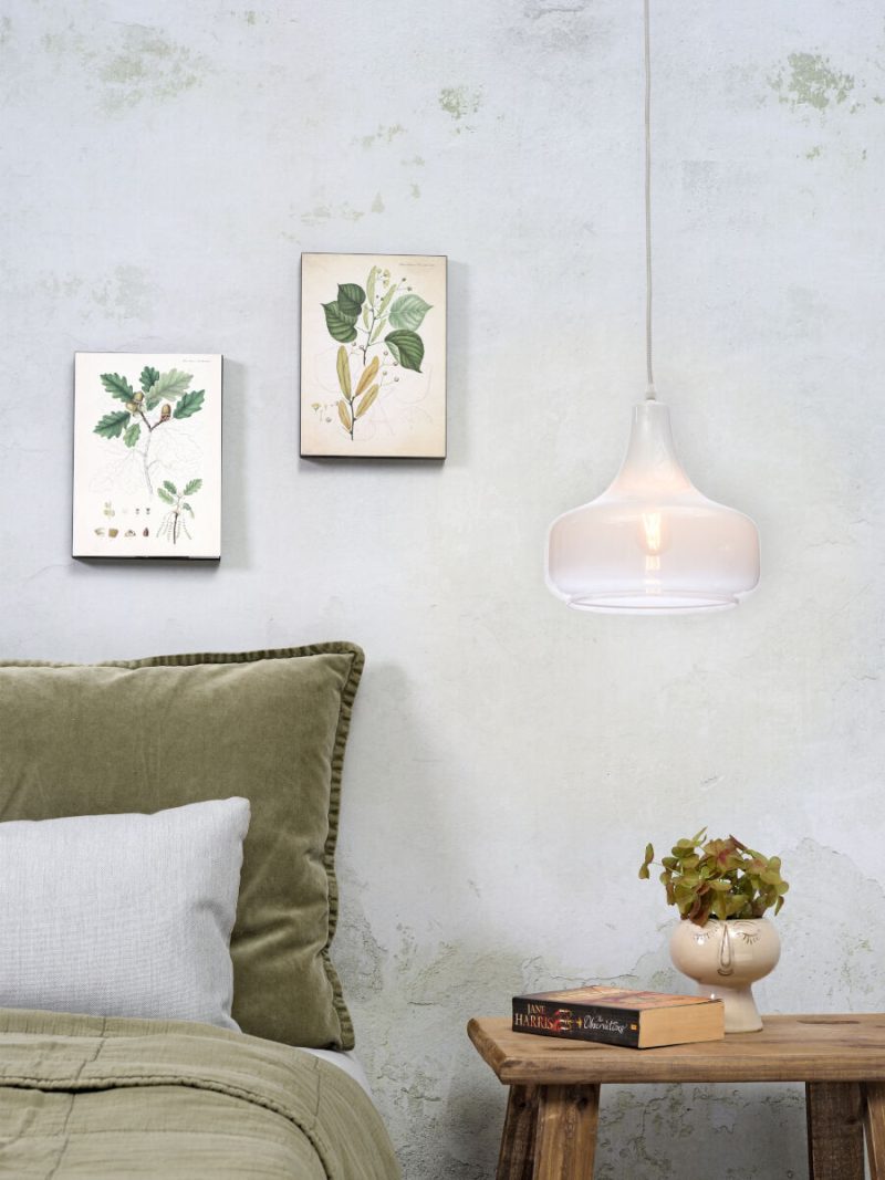 Scandinavische hanglamp wit-glas metaal It's About RoMi Reykjavik - Afbeelding 12