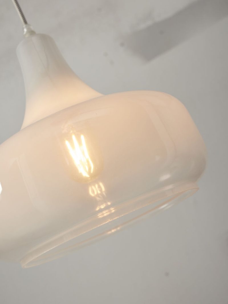 Scandinavische hanglamp wit-glas metaal It's About RoMi Reykjavik - Afbeelding 6