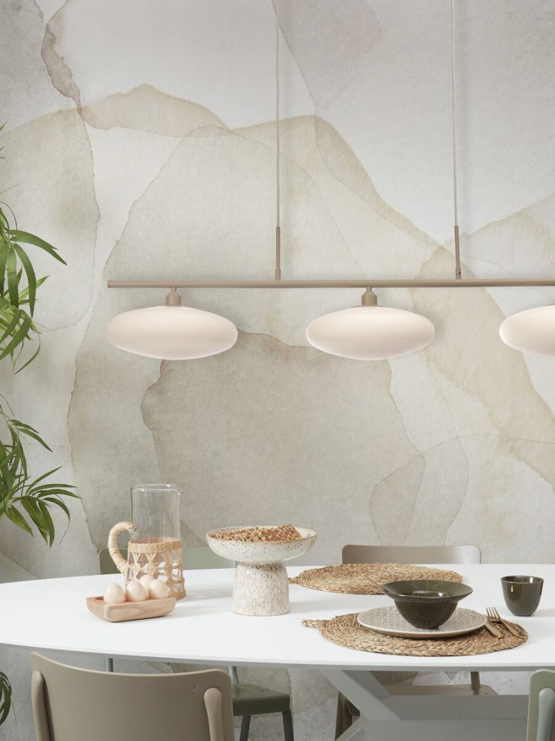Scandinavische metaal glazen witte hanglamp It's About RoMi Sapporo - Afbeelding 5