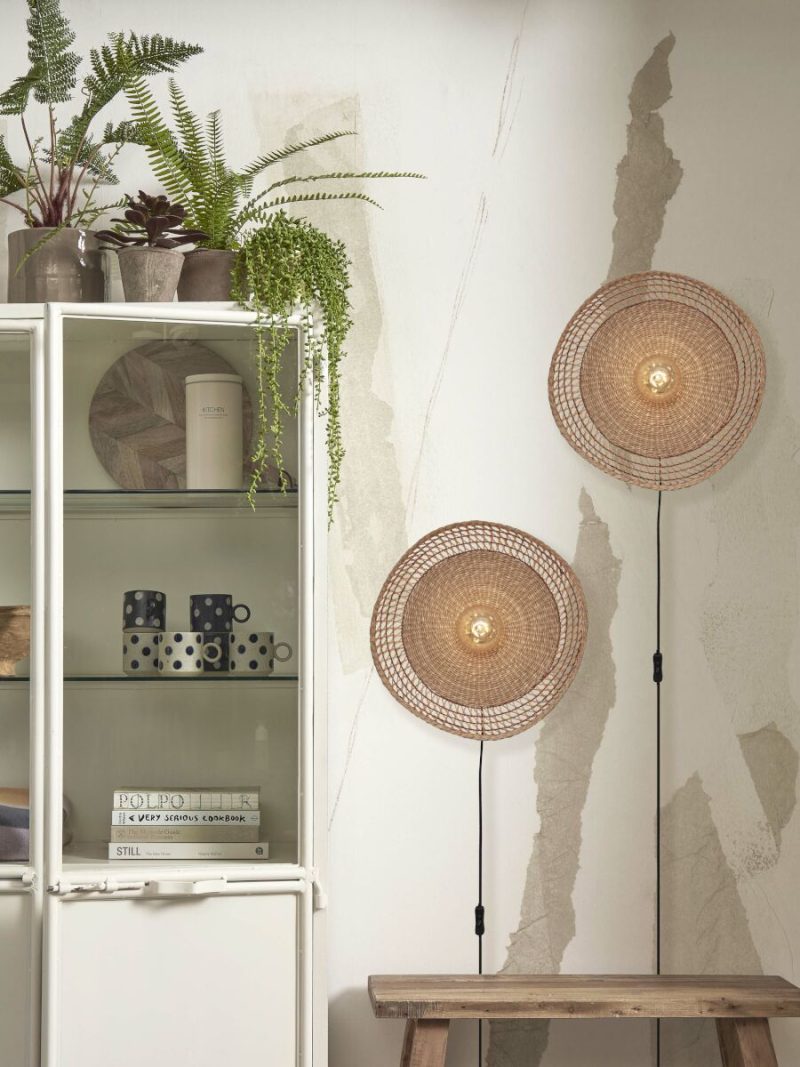 Seagrass naturel bohemian wandlamp metaal GOOD&MOJO Pantanal - Afbeelding 10