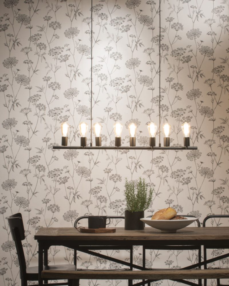 Stangvormige 8-lichts hanglamp zwart It's About RoMi Miami - Afbeelding 5