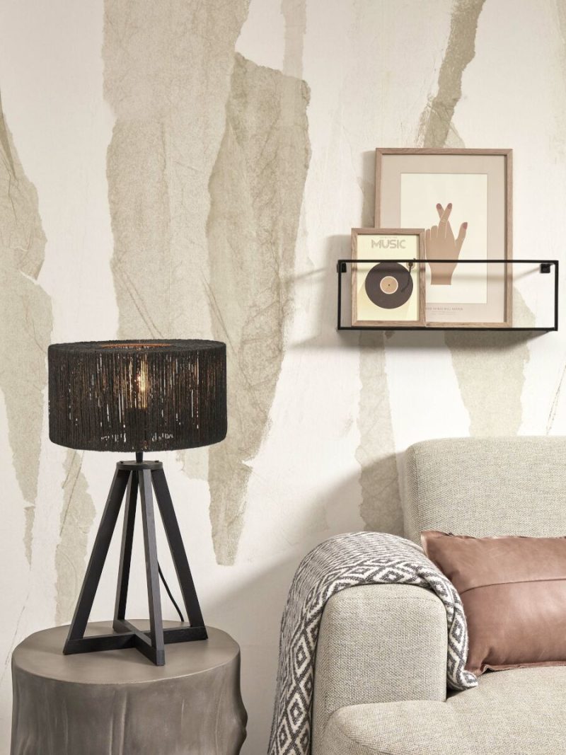 Tafellamp bohemian zwart riet GOOD&MOJO Iguazu - Afbeelding 5