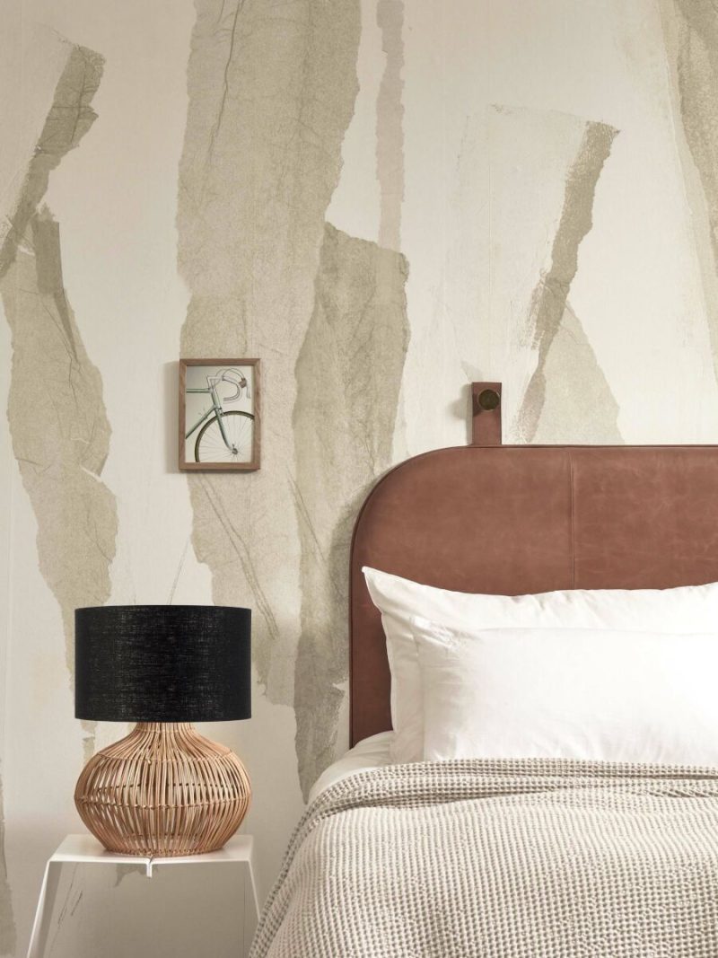 Tafellamp naturel zwart linnen-rotan bohemian GOOD&MOJO Kalahari - Afbeelding 8