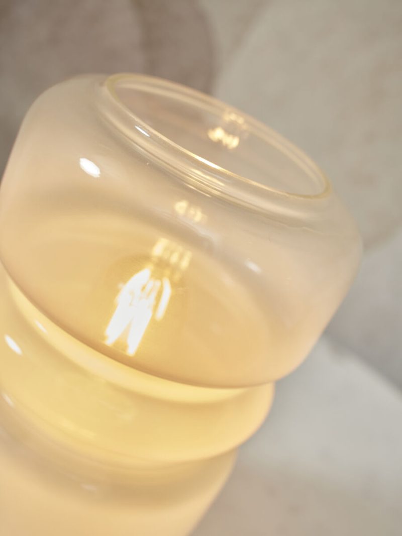 Tafellamp wit klassiek glas metaal It's About RoMi Verona - Afbeelding 3