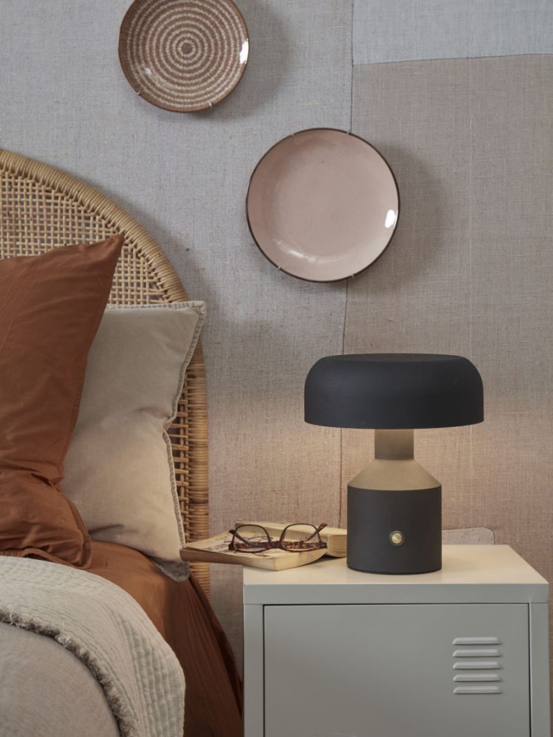 Tafellamp zwart metaal retro It's About RoMi Porto - Afbeelding 5