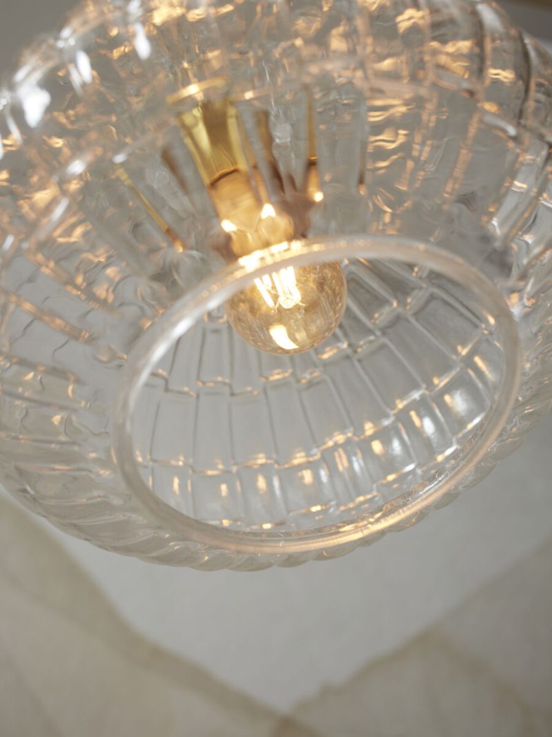 Transparante hanglamp klassiek glas metaal It's About RoMi Venice - Afbeelding 7