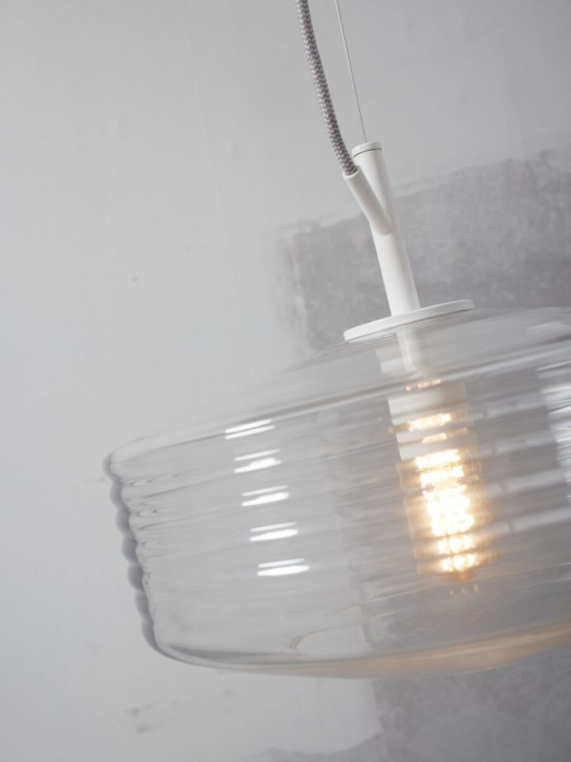 Transparante klassieke hanglamp glas It's About RoMi Verona - Afbeelding 4