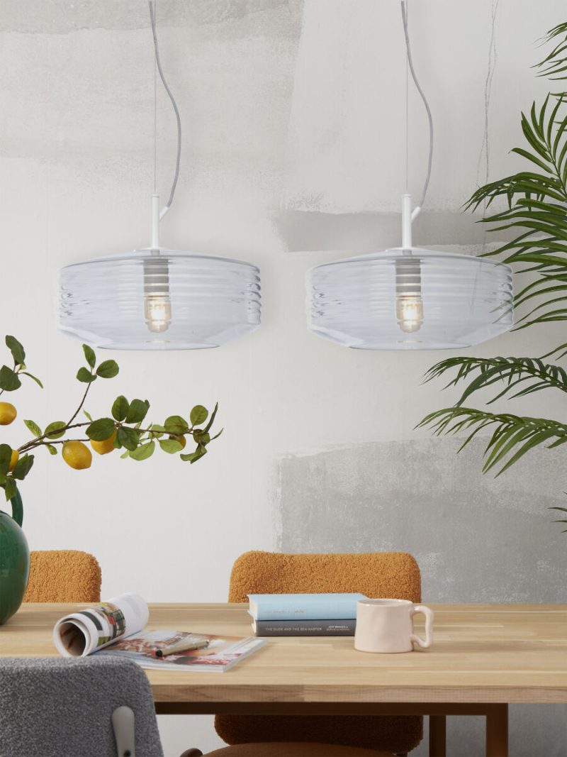 Transparante klassieke hanglamp glas It's About RoMi Verona - Afbeelding 5