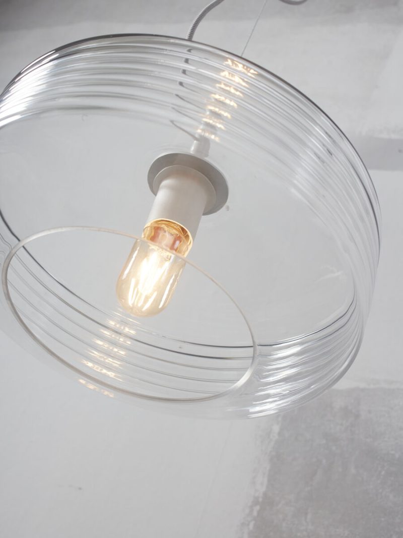 Transparante klassieke hanglamp glas It's About RoMi Verona - Afbeelding 7