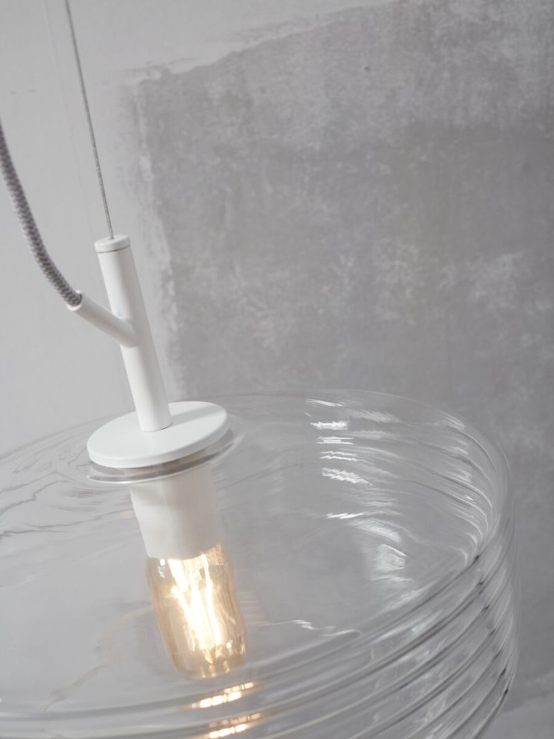 Transparante klassieke hanglamp glas It's About RoMi Verona - Afbeelding 9