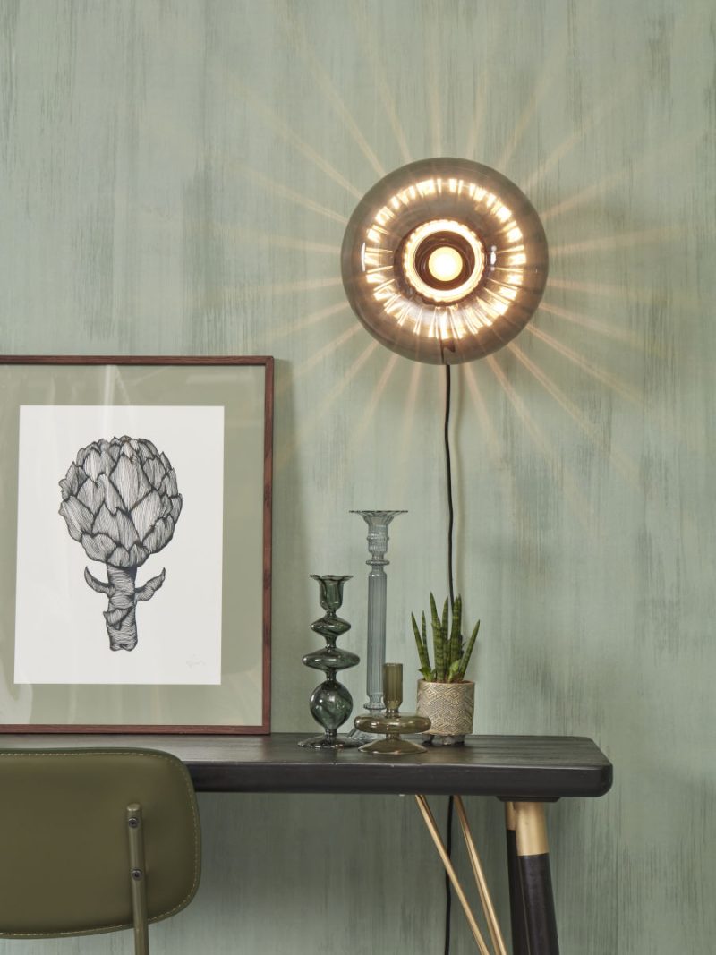 Trendy zwarte glazen wandlamp It's About RoMi Brussels - Afbeelding 8