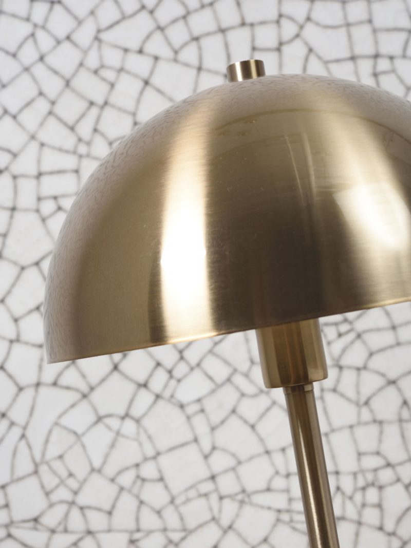 Vintage gouden metalen vloerlamp It's About RoMi Toulouse - Afbeelding 3