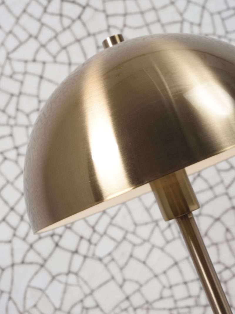Vintage gouden metalen vloerlamp It's About RoMi Toulouse - Afbeelding 4