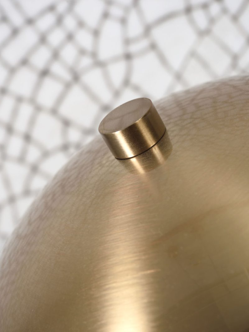 Vintage gouden metalen vloerlamp It's About RoMi Toulouse - Afbeelding 6