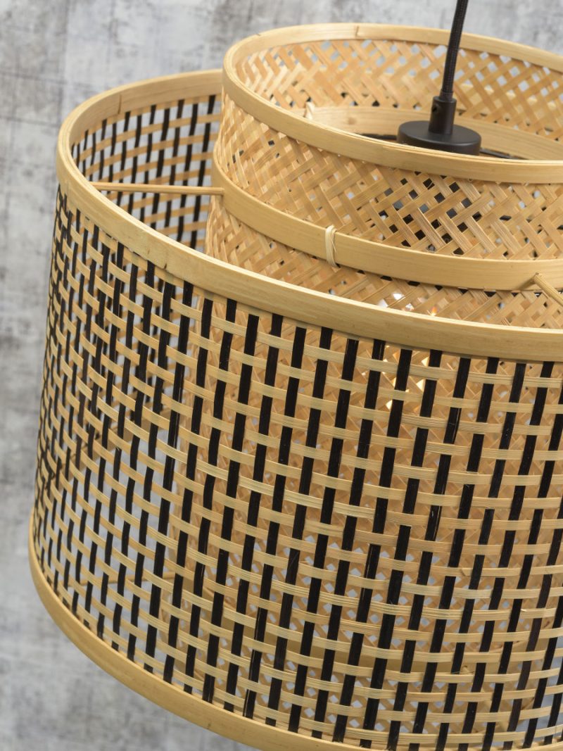 Vloerlamp bamboe naturel knikarm GOOD&MOJO Bhutan - Afbeelding 4