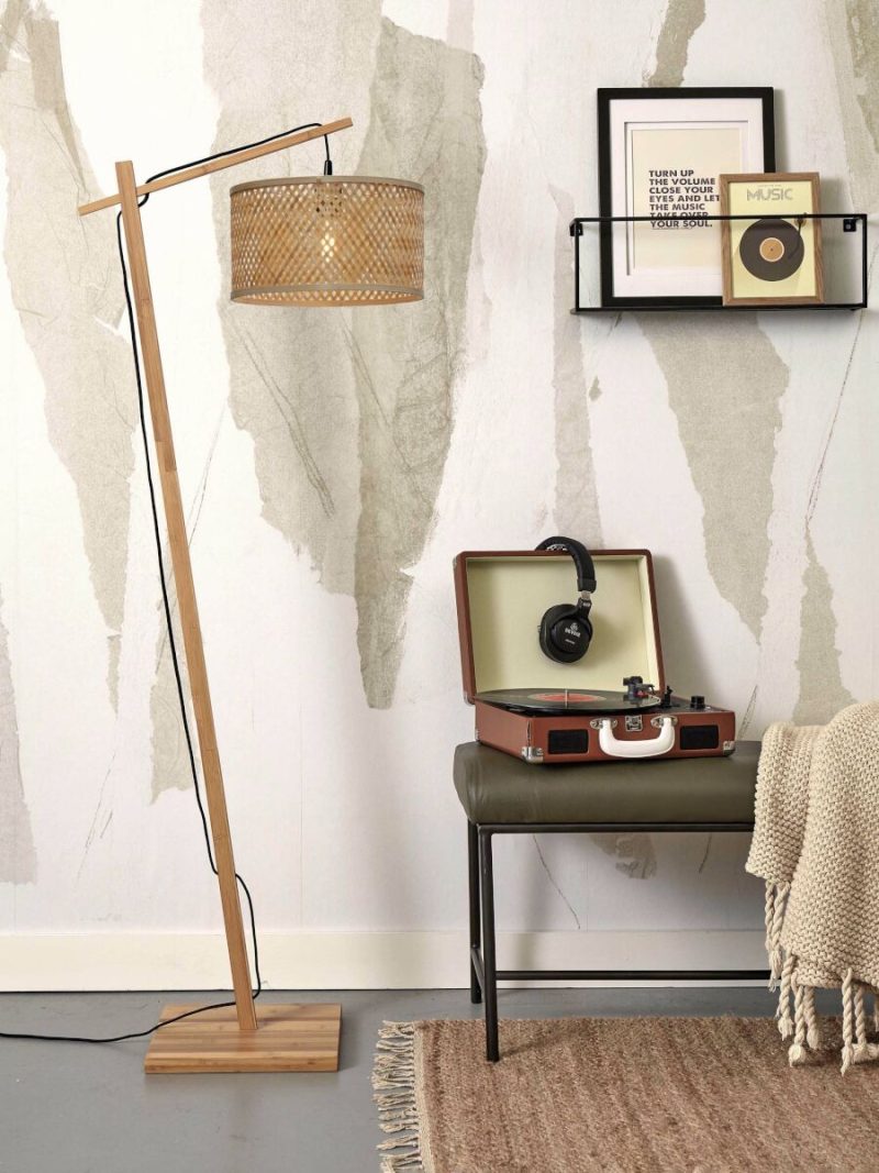 Vloerlamp bohemien bamboe naturel GOOD&MOJO Java - Afbeelding 5