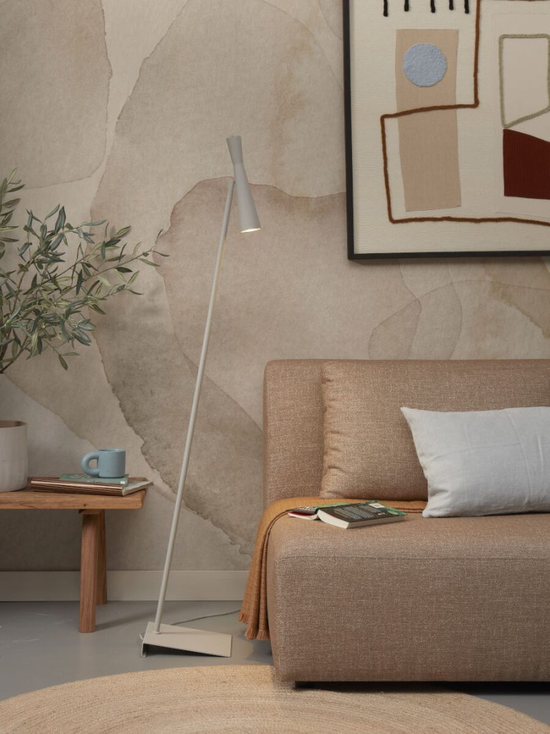 Vloerlamp grijs metaal retro It's About RoMi Bordeaux - Afbeelding 5