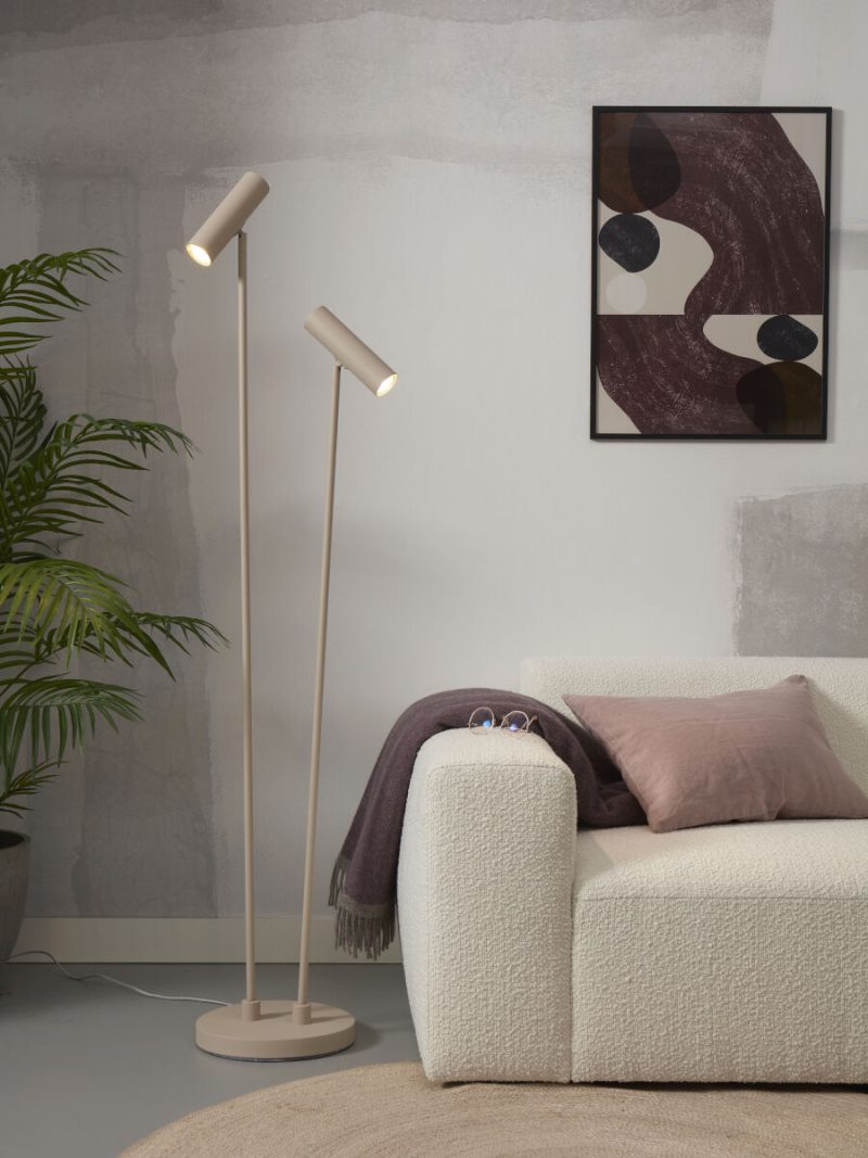 Vloerlamp grijs metaal retro It's About RoMi Havana - Afbeelding 2