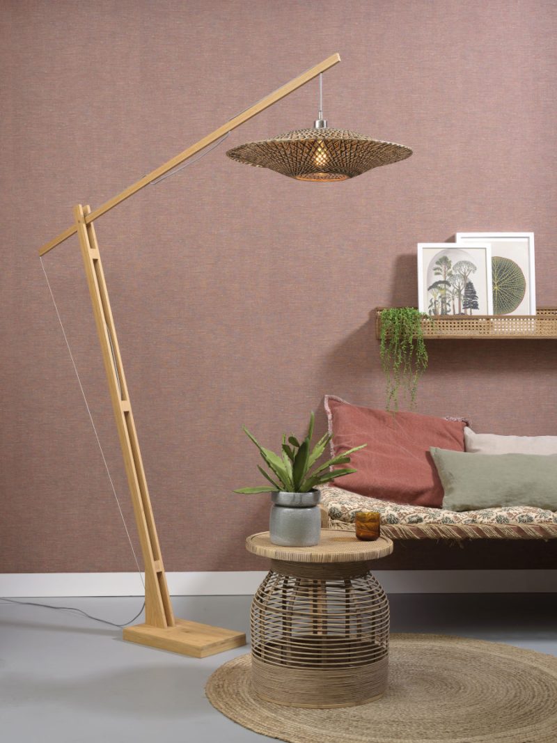 Vloerlamp ufo hefboom middelgroot GOOD&MOJO Bali - Afbeelding 5