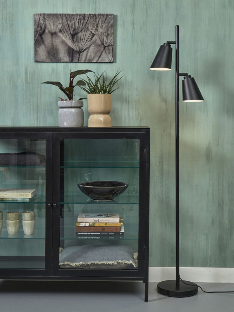 Vloerlamp zwart 2-lichts draaibaar It's About RoMi Bremen - Afbeelding 8