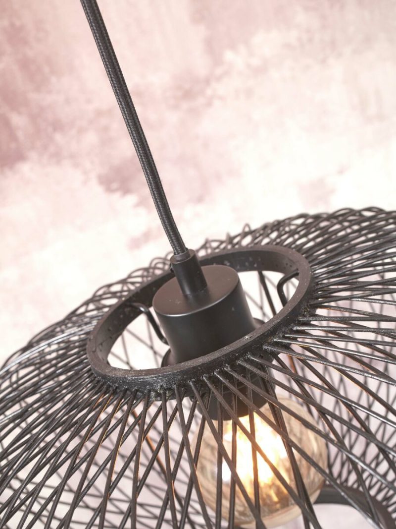 Vloerlamp zwart bamboe bohemian GOOD&MOJO Cango - Afbeelding 3