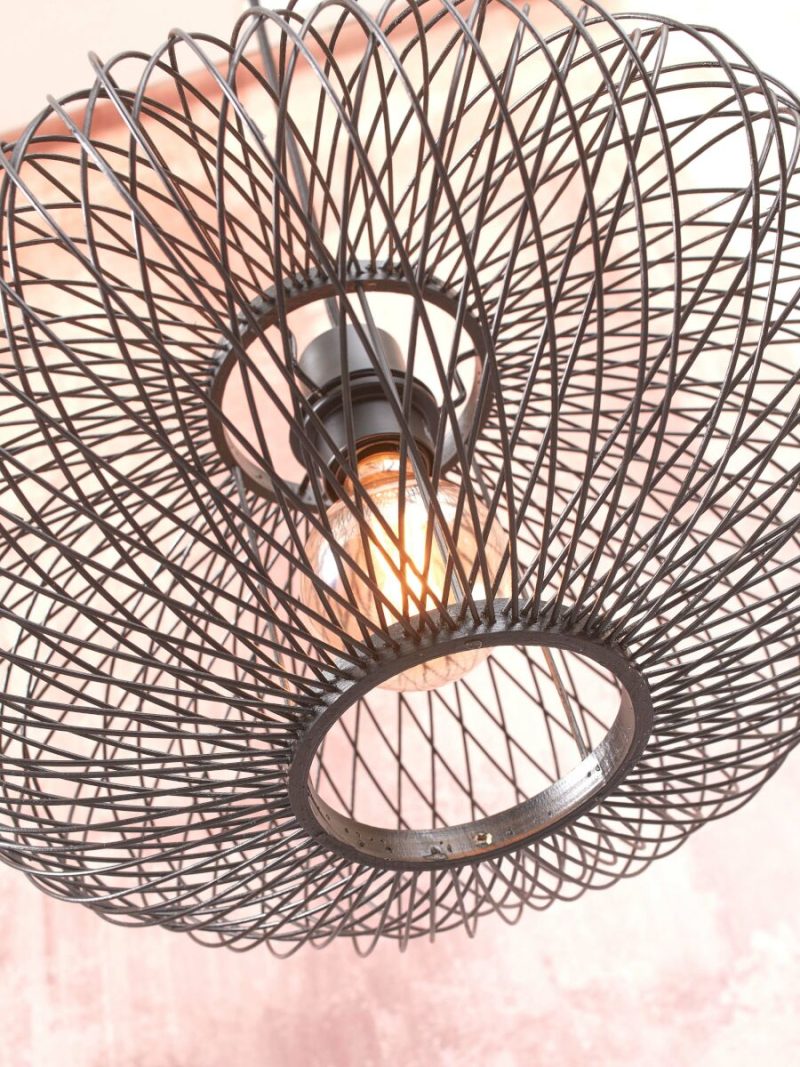 Vloerlamp zwart bamboe bohemian GOOD&MOJO Cango - Afbeelding 4