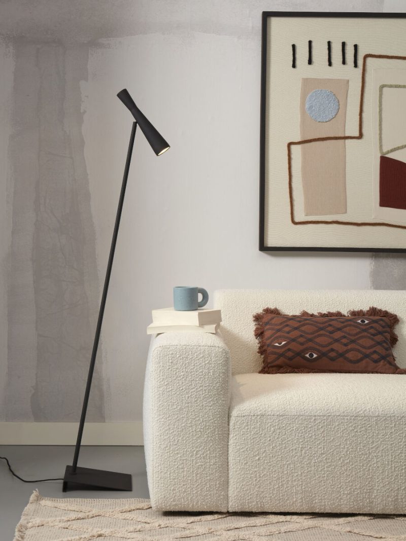 Vloerlamp zwart retro metaal It's About RoMi Bordeaux - Afbeelding 2