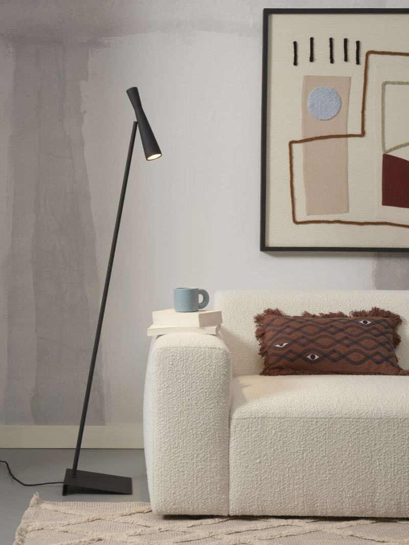Vloerlamp zwart retro metaal It's About RoMi Bordeaux - Afbeelding 5