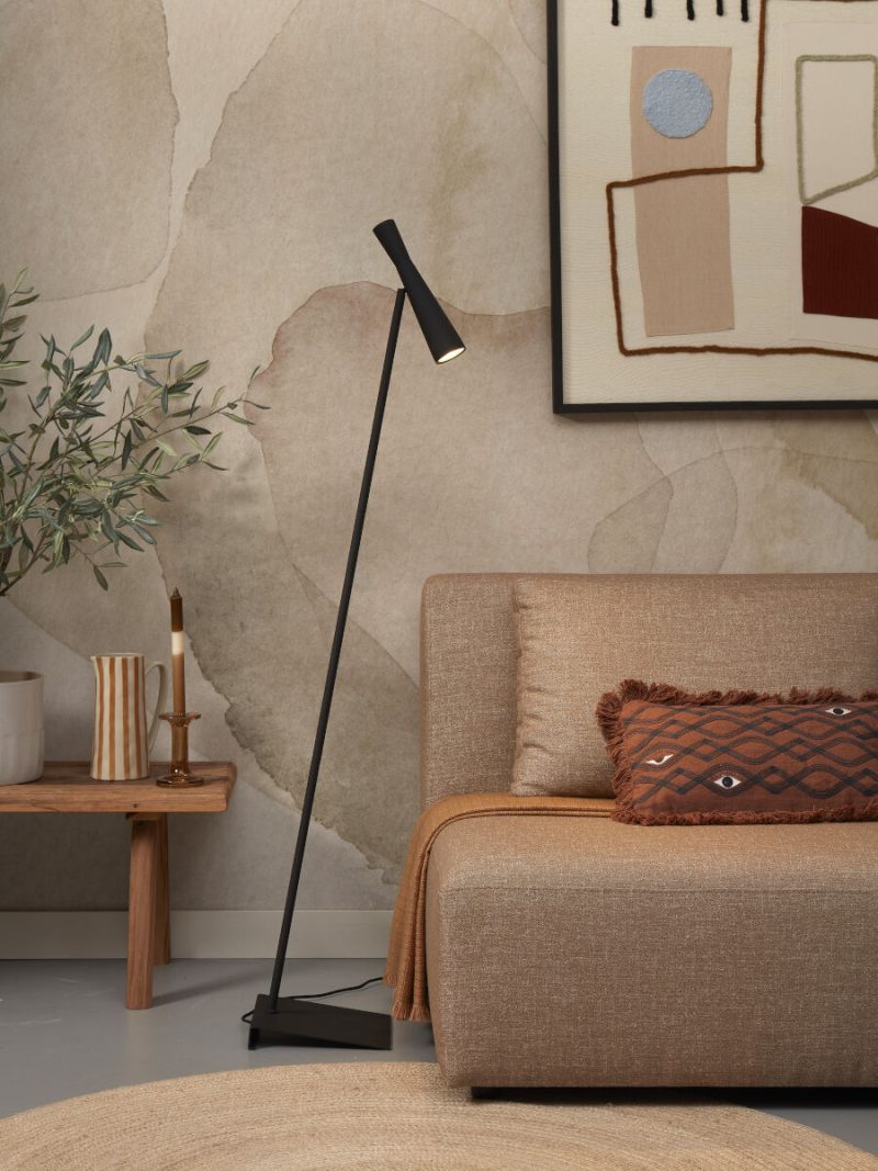 Vloerlamp zwart retro metaal It's About RoMi Bordeaux - Afbeelding 8