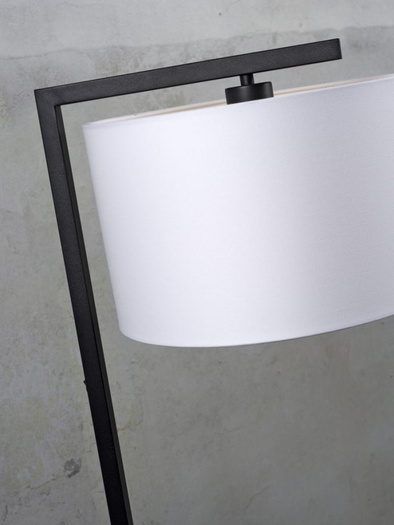 Vloerlamp zwarte cirkelkap metaal/katoen It's About RoMi Boston - Afbeelding 3