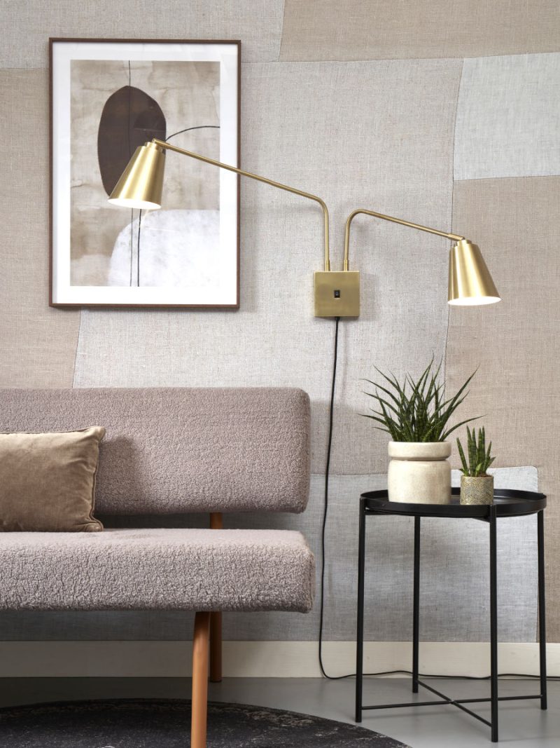 Wandlamp 2-lichts goud draai-/kantelbaar It's About RoMi Bremen - Afbeelding 2
