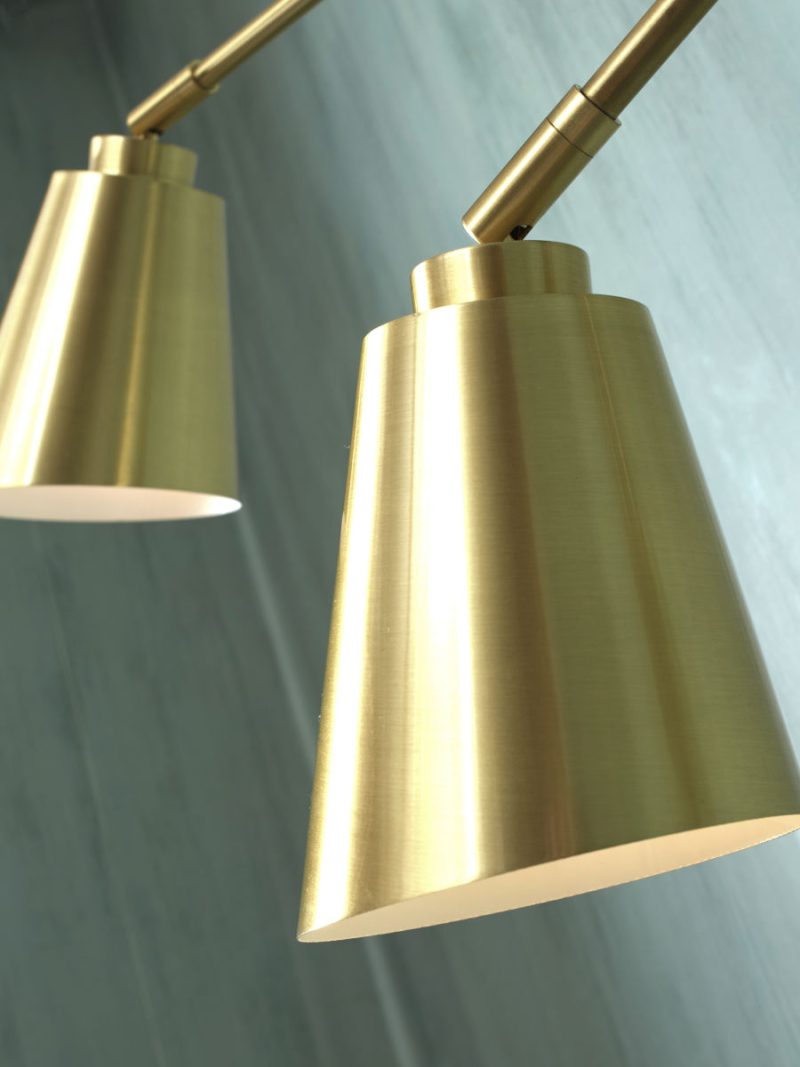 Wandlamp 2-lichts goud draai-/kantelbaar It's About RoMi Bremen - Afbeelding 4