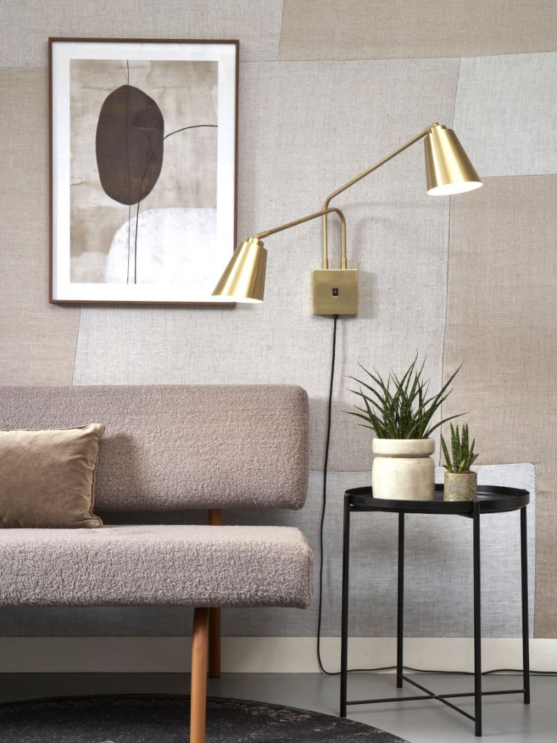 Wandlamp 2-lichts goud draai-/kantelbaar It's About RoMi Bremen - Afbeelding 5