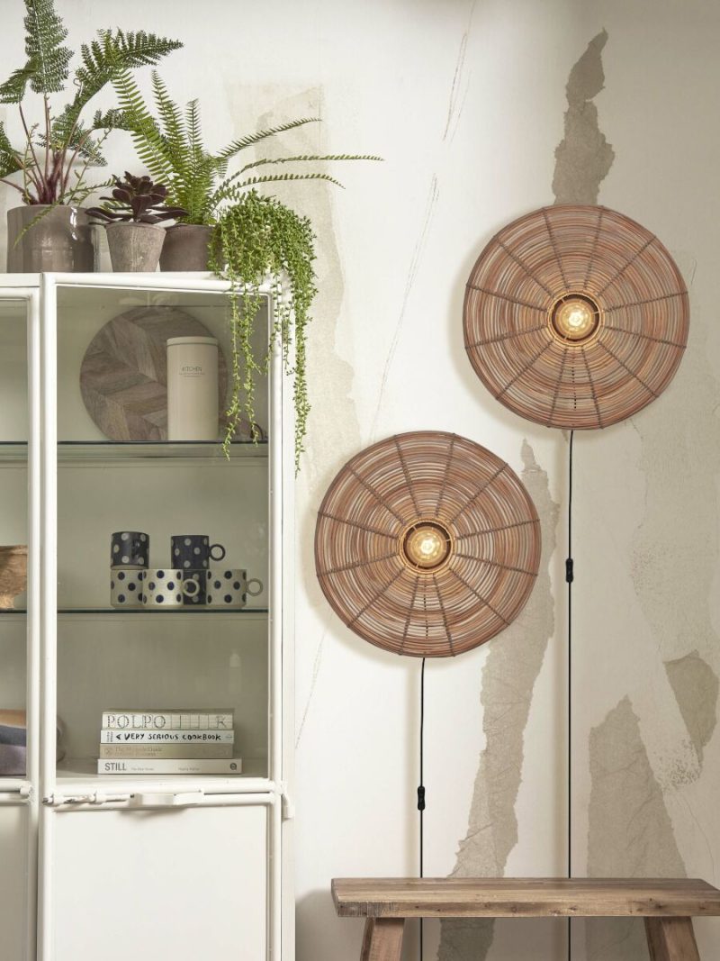 Wandlamp boheems metaal naturel rotan GOOD&MOJO Tanami - Afbeelding 9