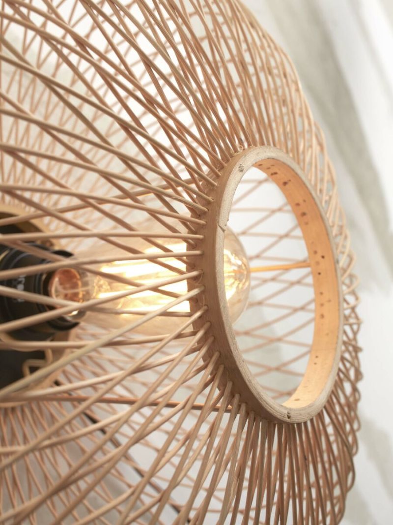 Wandlamp boheems naturel bamboe GOOD&MOJO Cango - Afbeelding 4