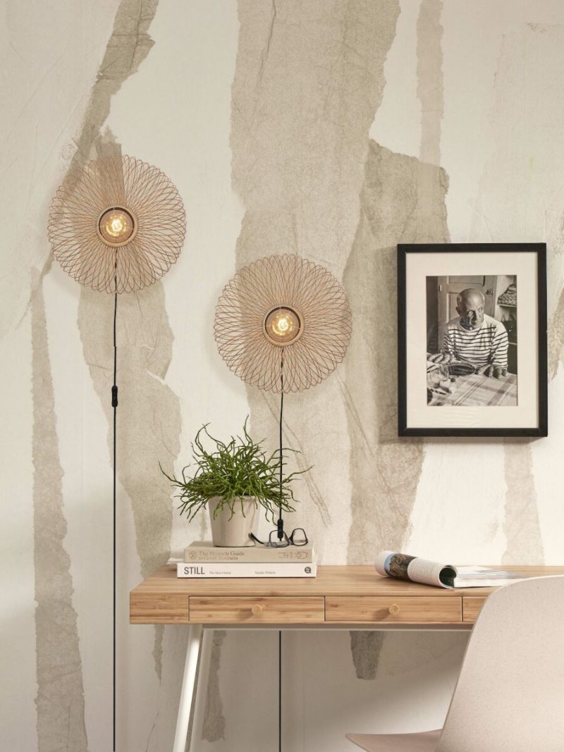 Wandlamp boheems naturel bamboe GOOD&MOJO Cango - Afbeelding 8