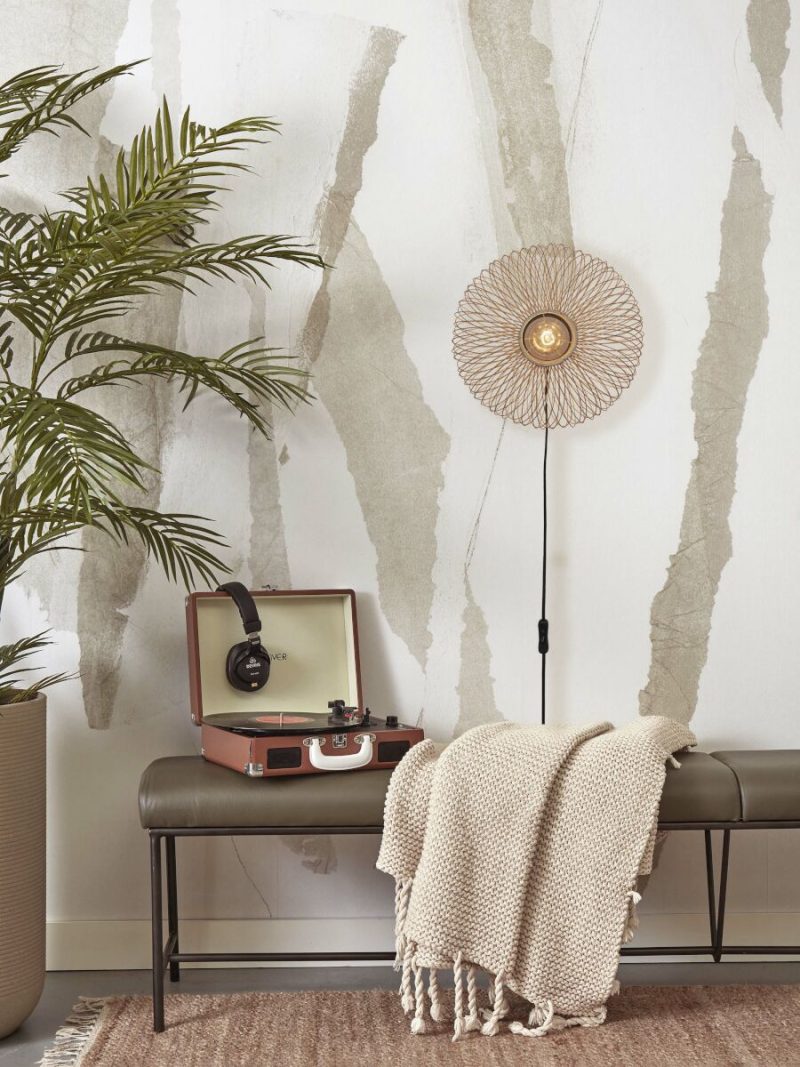 Wandlamp boheems naturel bamboe GOOD&MOJO Cango - Afbeelding 9