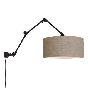 wandlamp-grijs-linnen-retro-it's-about-romi-amsterdam-amsterdam/w3/b/4723/ld