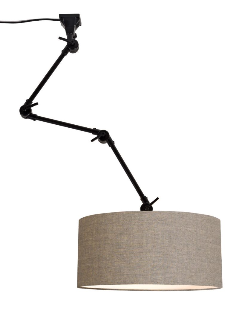 Wandlamp grijs linnen retro It's About RoMi Amsterdam - Afbeelding 8