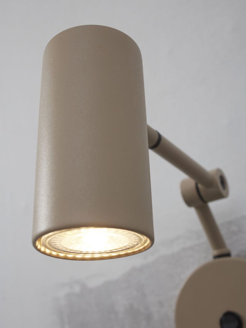 Wandlamp grijs retro metaal It's About RoMi Montreux - Afbeelding 3