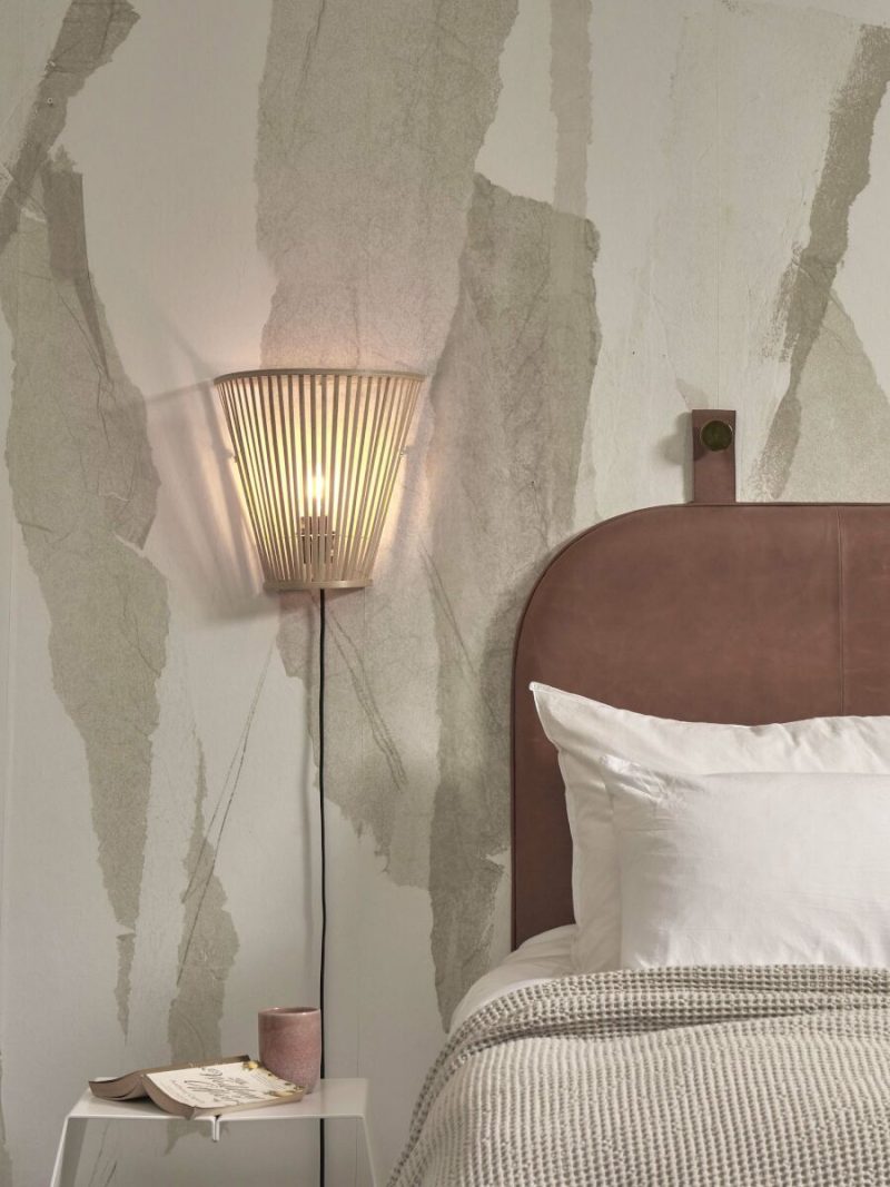 Wandlamp halfopen naturel bamboe GOOD&MOJO Merapi - Afbeelding 5