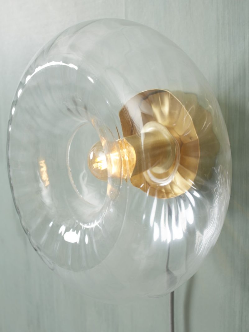 Wandlamp klassiek goud glas It's About RoMi Brussels - Afbeelding 3