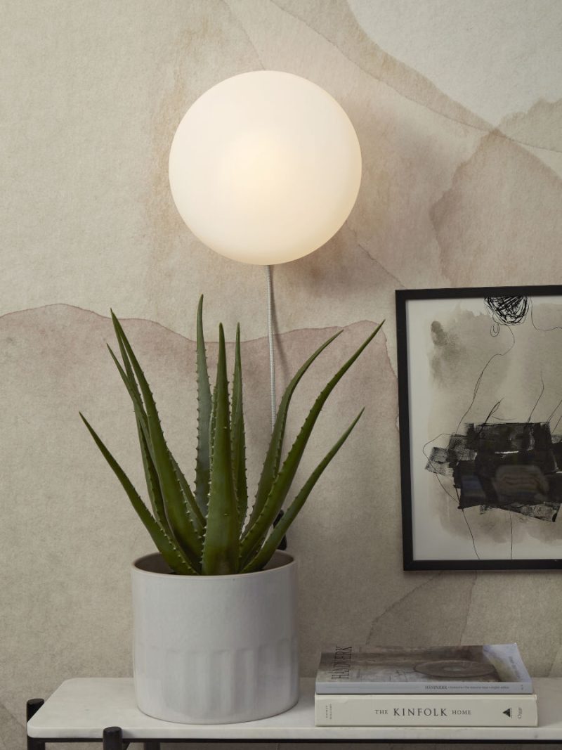 Wandlamp metaal glas wit Scandinavisch It's About RoMi Sapporo - Afbeelding 6