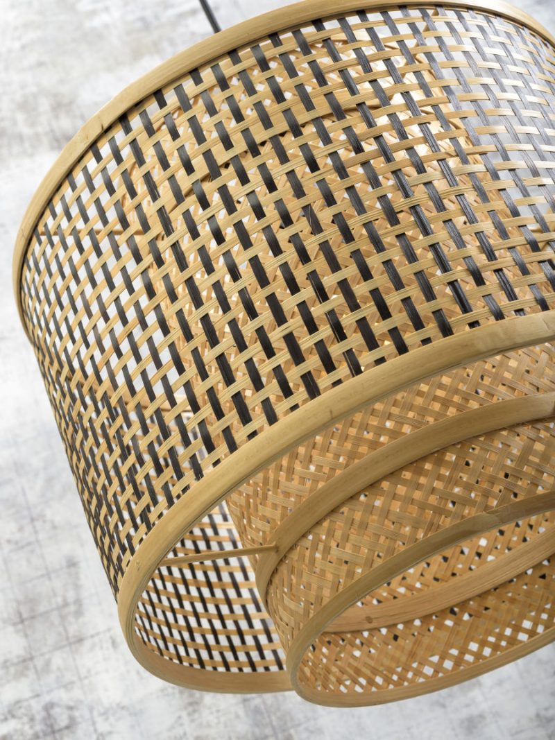 Wandlamp naturel bamboe knikarm GOOD&MOJO Bhutan - Afbeelding 4