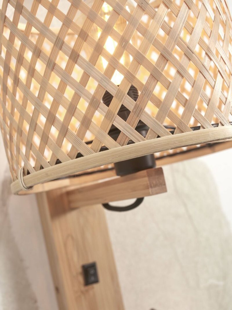 Wandlamp naturel boheems bamboe GOOD&MOJO Java - Afbeelding 4