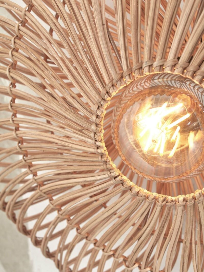 Wandlamp naturel Boheems metaal rotan GOOD&MOJO Zanzibar - Afbeelding 3